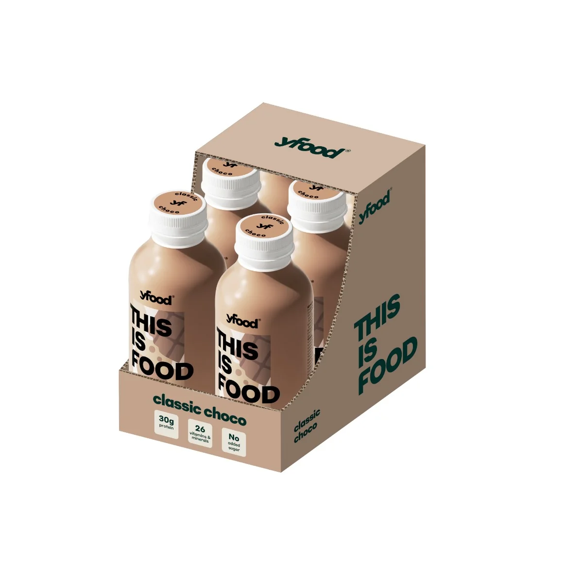 Yfood Nutričně vyvážené jídlo ve formě nápoje 6x500 ml čokoláda