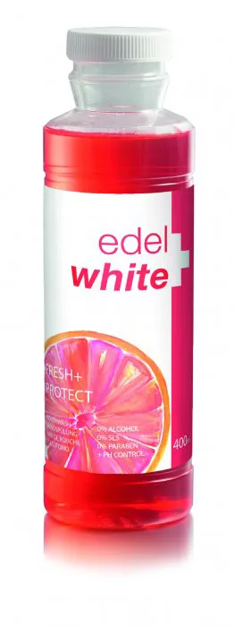Edel+White Fresh + Protect ústní voda 400 ml