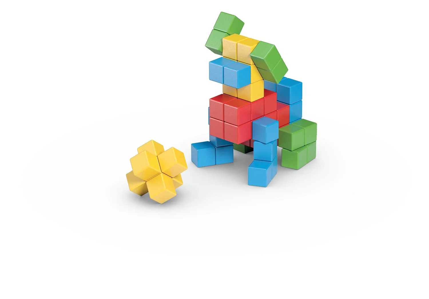 Geomag Magicube Creative magnetická stavebnice 64 dílků