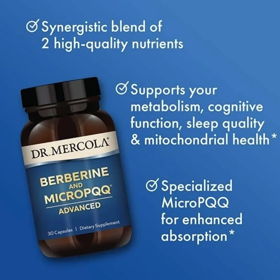 Dr. Mercola Berberin MicroPQQ 30 kapslí