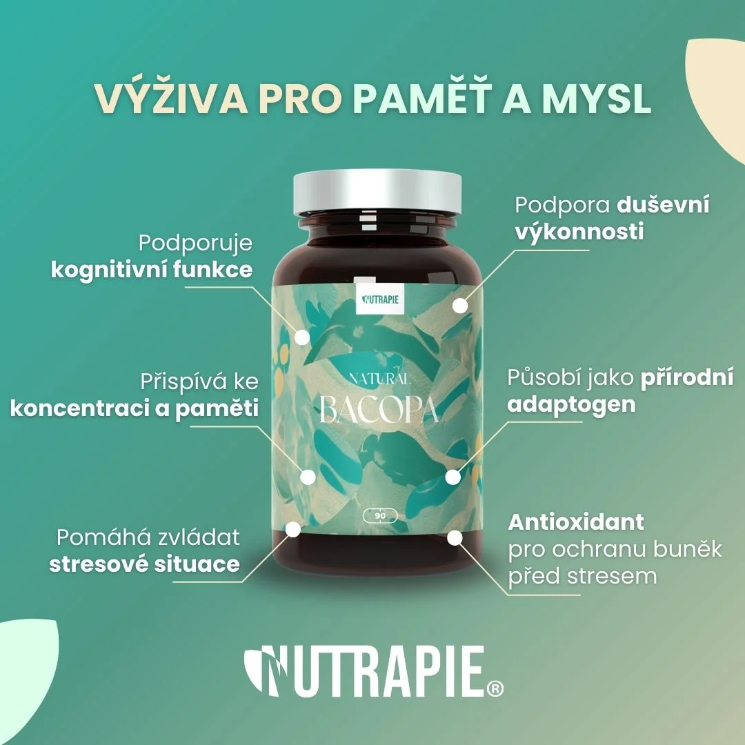 Nutrapie Natural Bacopa 90 kapslí