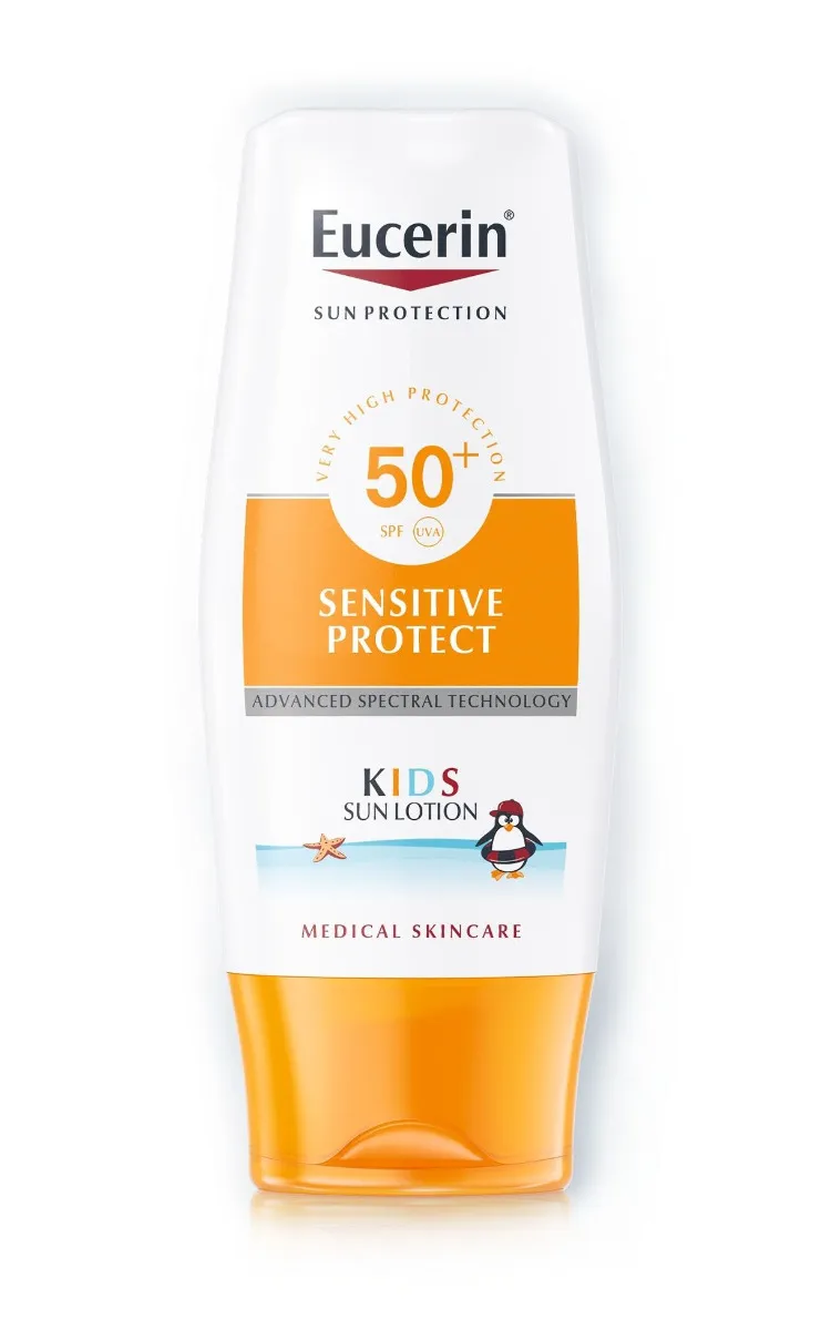 Eucerin SUN Sensitive Protect Kids SPF50+ dětské mléko 150 ml