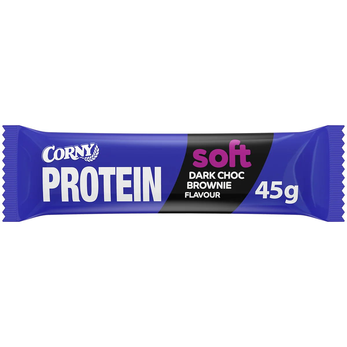 Corny Protein SOFT hořká čokoláda-brownie 45 g