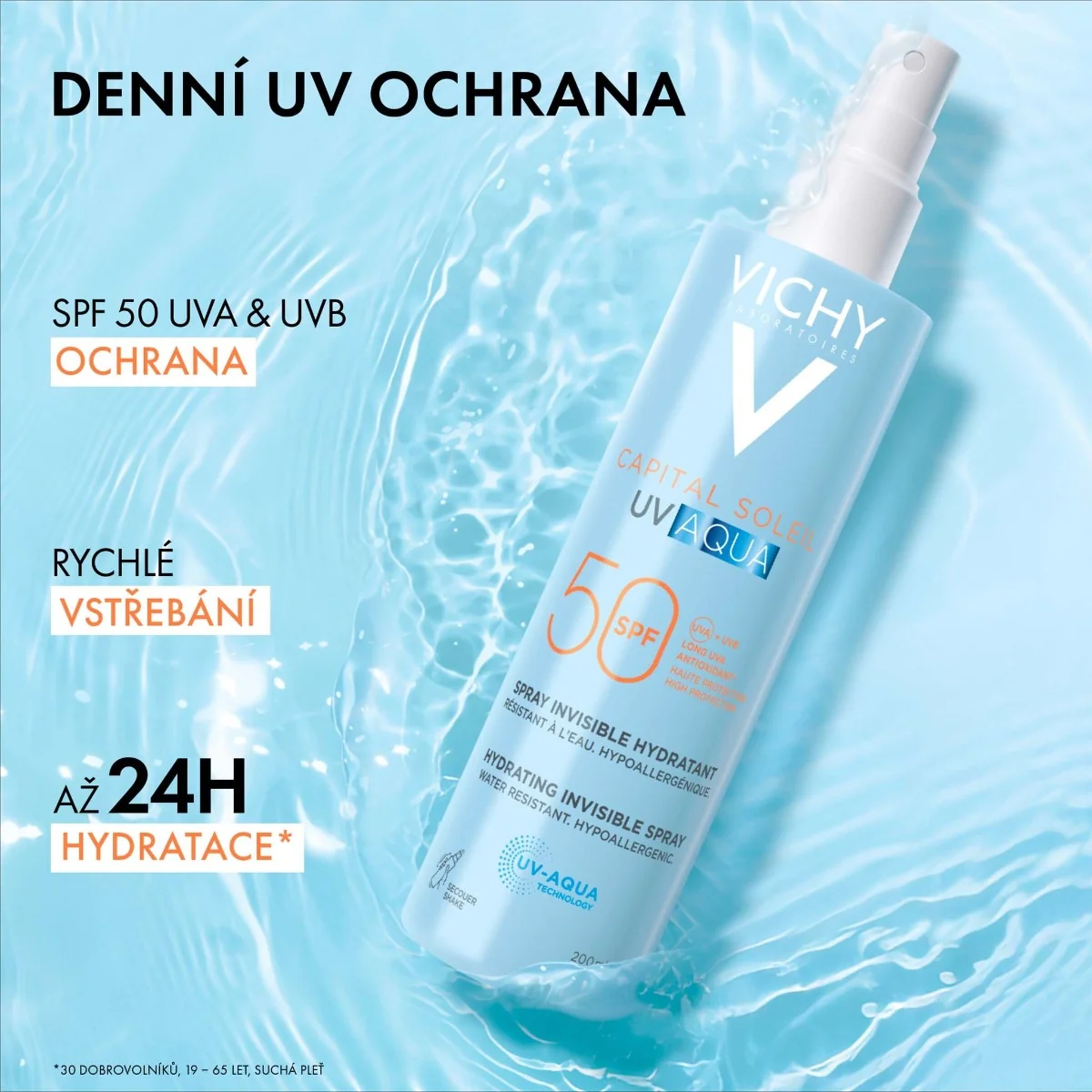 Vichy Capital Soleil UV-Aqua Sprej SPF50 200 ml