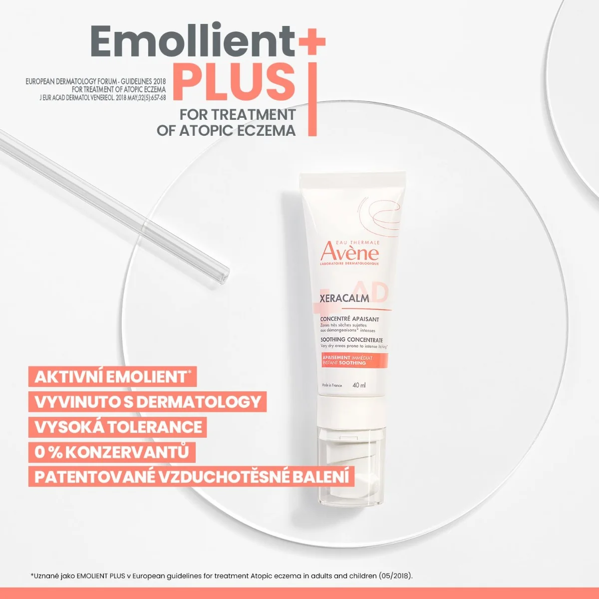 Avène Xeracalm AD zklidňující koncentrovaná péče 40 ml