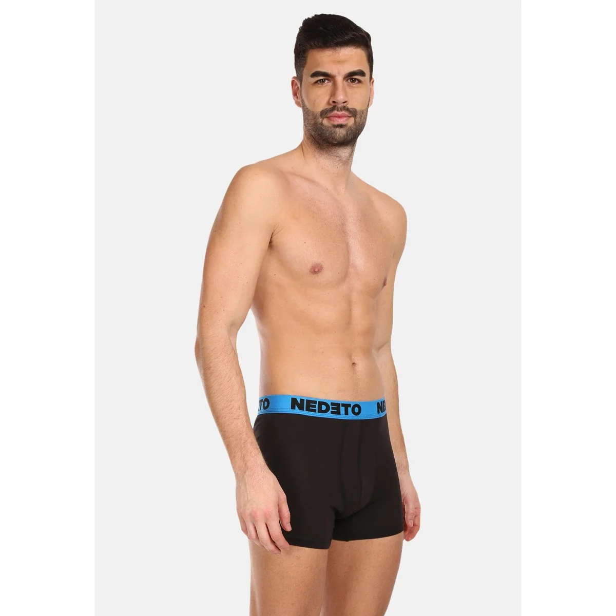 Nedeto 5PACK pánské boxerky černé (5NB002b) M