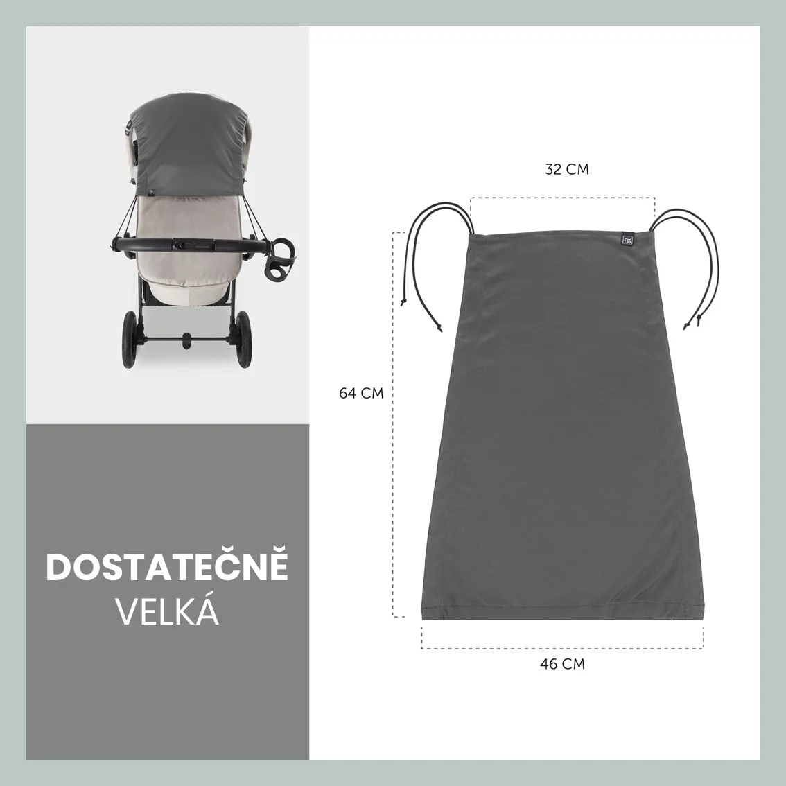 Hauck Sluneční clona na kočárek UV 50+ Sunshade