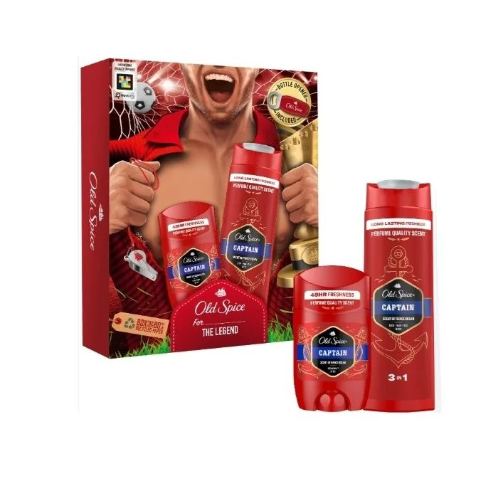 Old Spice Captain Footballer dárková sada s otvírákem