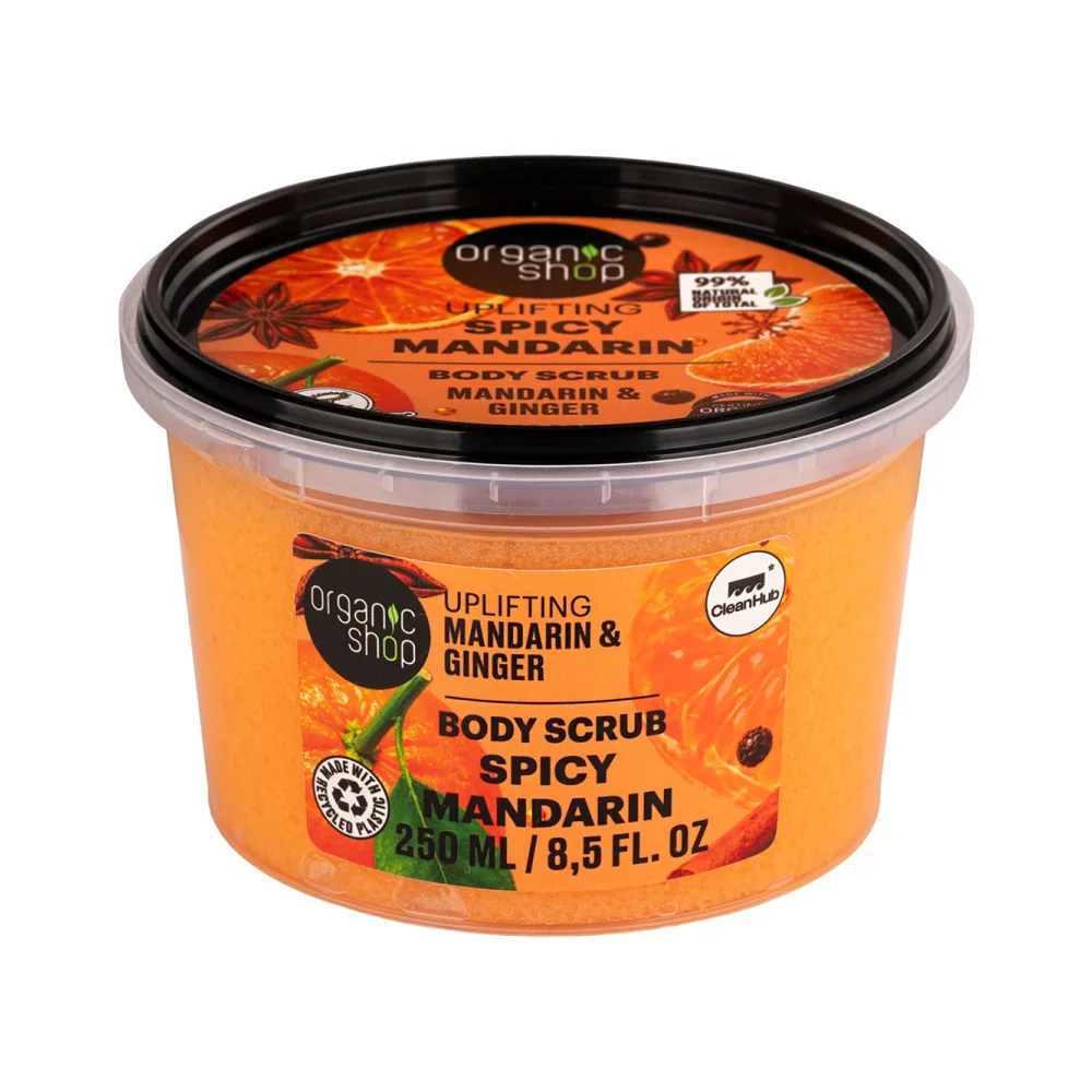 Organic Shop Kořeněná mandarinka tělový peeling 250 ml