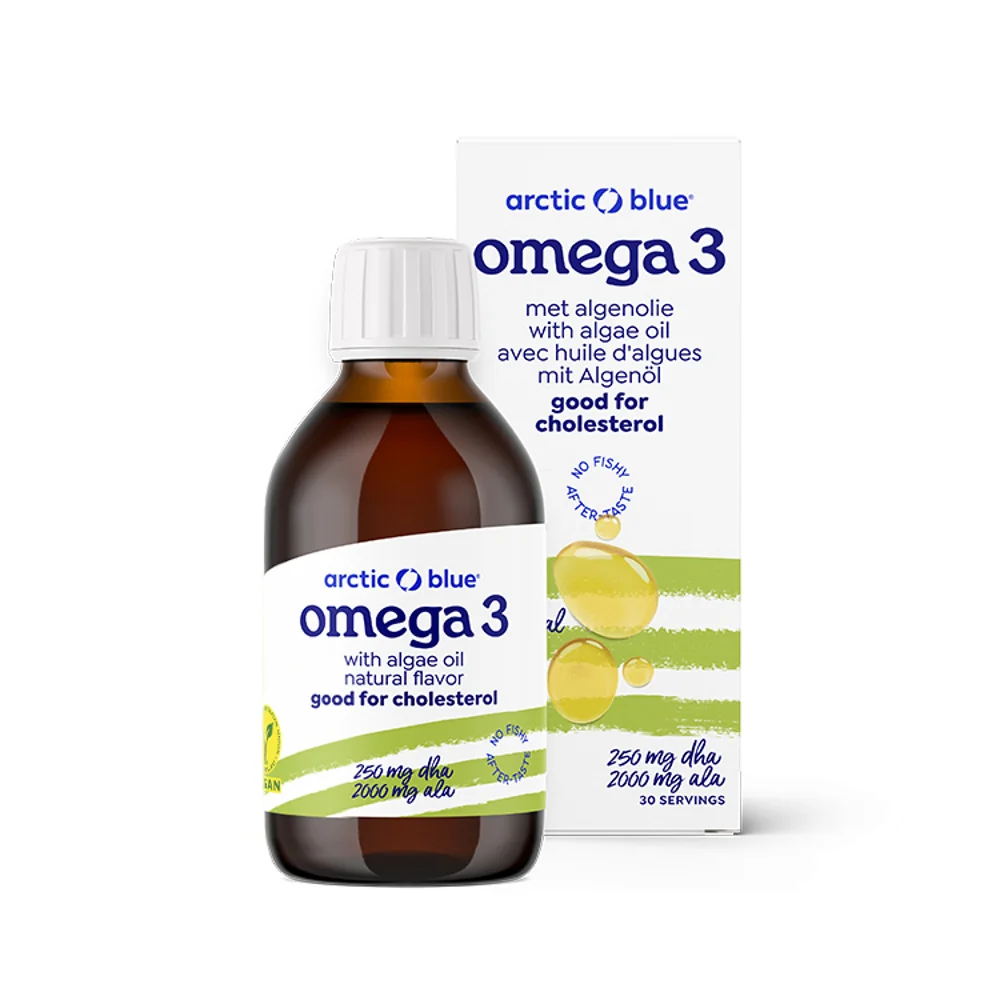 Arctic Blue Vegan Omega 3 Algae 250 mg DHA + 2000 mg ALA 150 ml