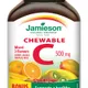 Jamieson Vitamin C 500 mg 3 ovocné příchutě 120 cucacích tablet
