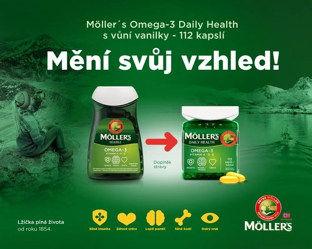 Mollers Omega-3 Daily Health 112 kapslí