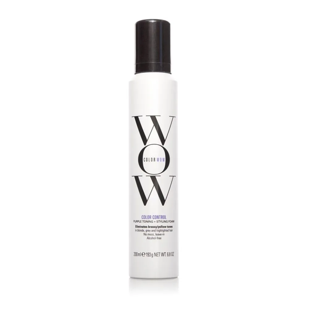 Color Wow Color Control Purple Toning and Styling Foam pěna pro blond vlasy 200 ml