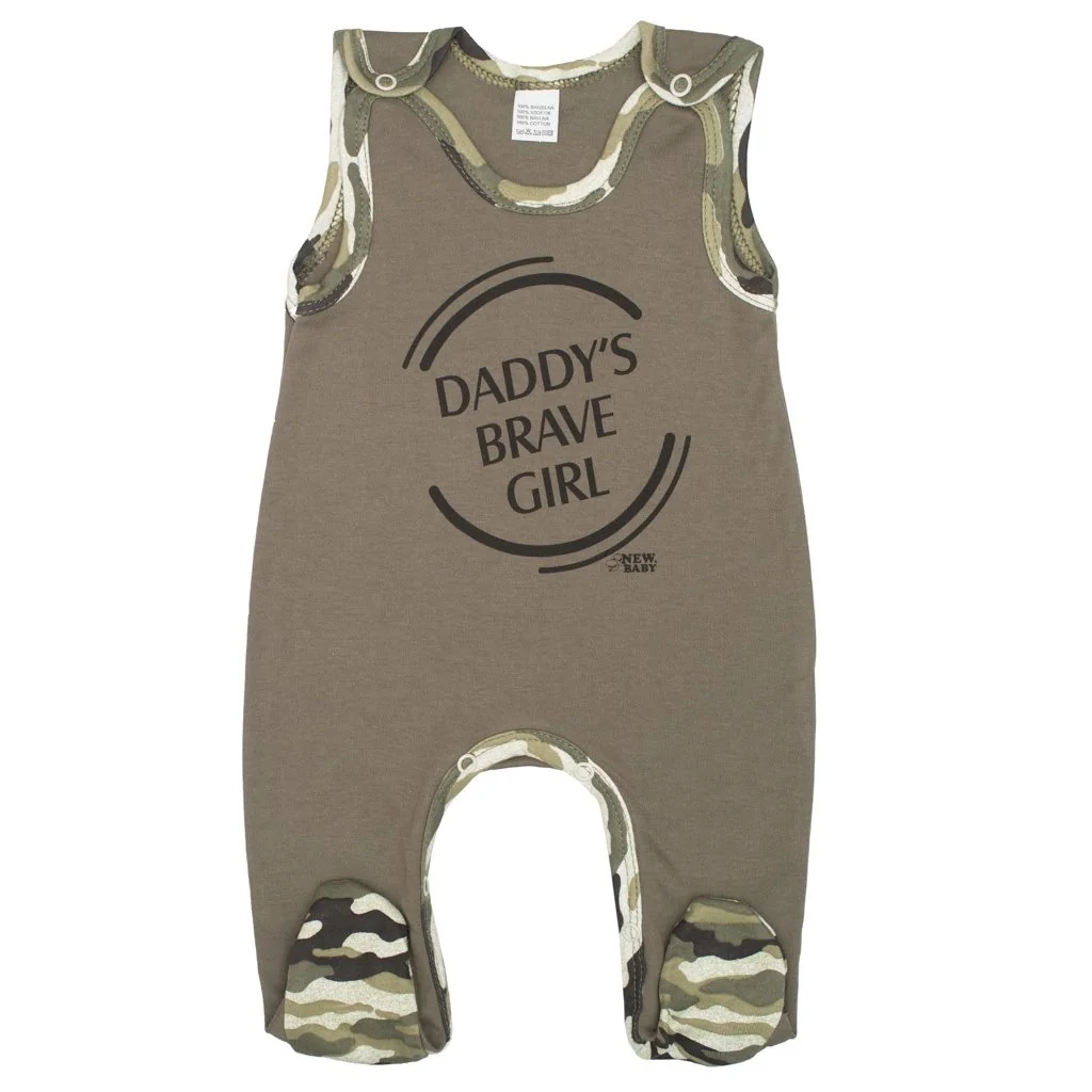New Baby Kojenecké dupačky Army girl, vel. 92 (18-24m)