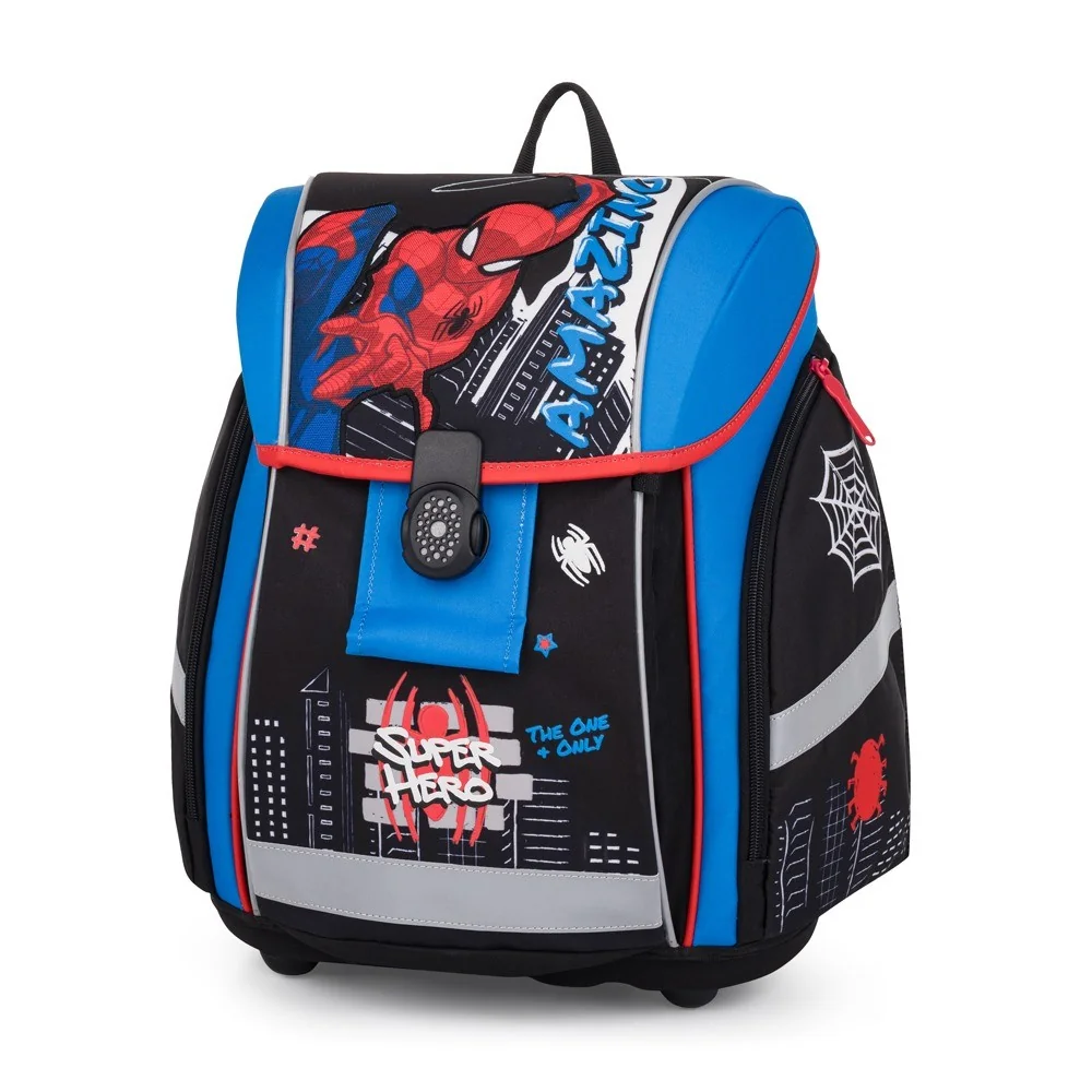Oxybag PREMIUM LIGHT - školní set Spiderman 3 ks: aktovka, penál, sáček 
