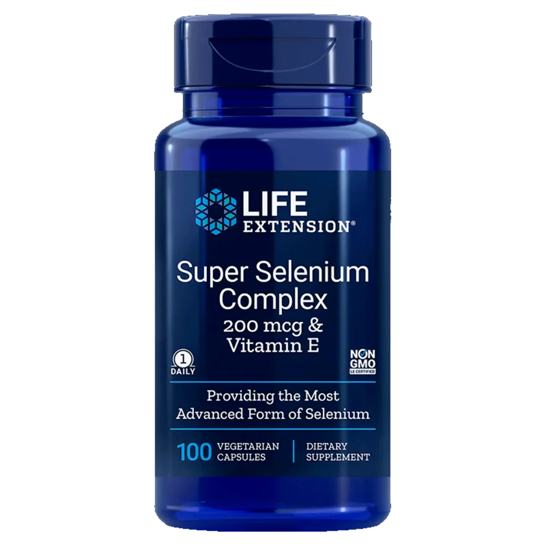 Life Extension Super Selenium Complex & Vitamin E - 100 kapslí