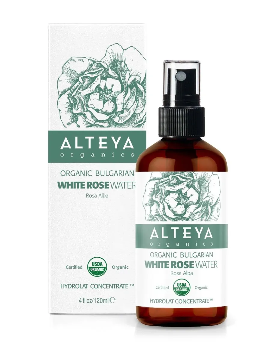 Alteya Organics Růžová voda z bílé růže Bio 120 ml
