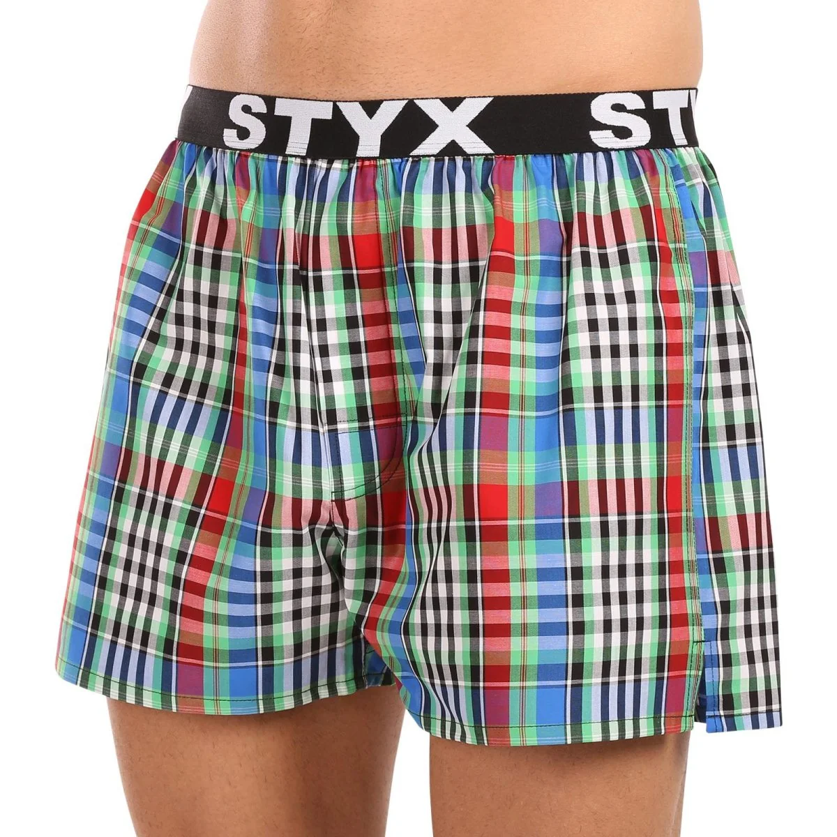 Styx Pánské trenky sportovní guma vícebarevné (B1036) L