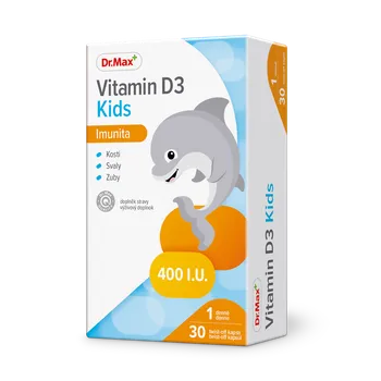 Dr.Max Vitamin D3 Kids 30 kapslí