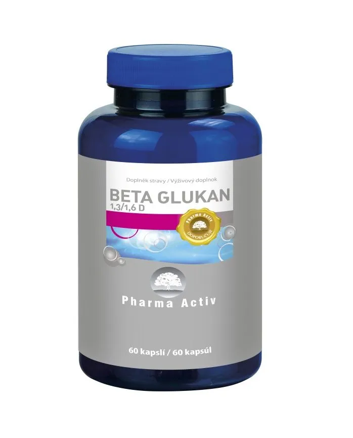 Pharma Activ Beta Glukan 1.3/1.6 D 60 kapslí