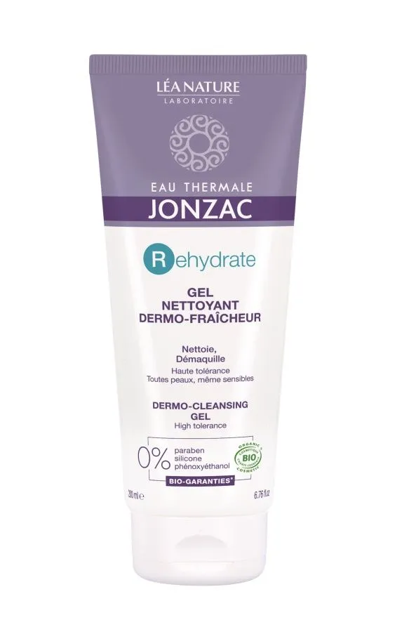 JONZAC Rehydrate Dermo-čisticí gel BIO 200 ml