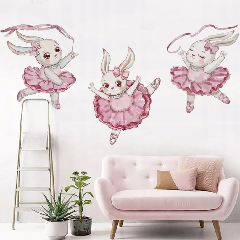 TULIMI Nálepky, dekorace na zeď - Baletka