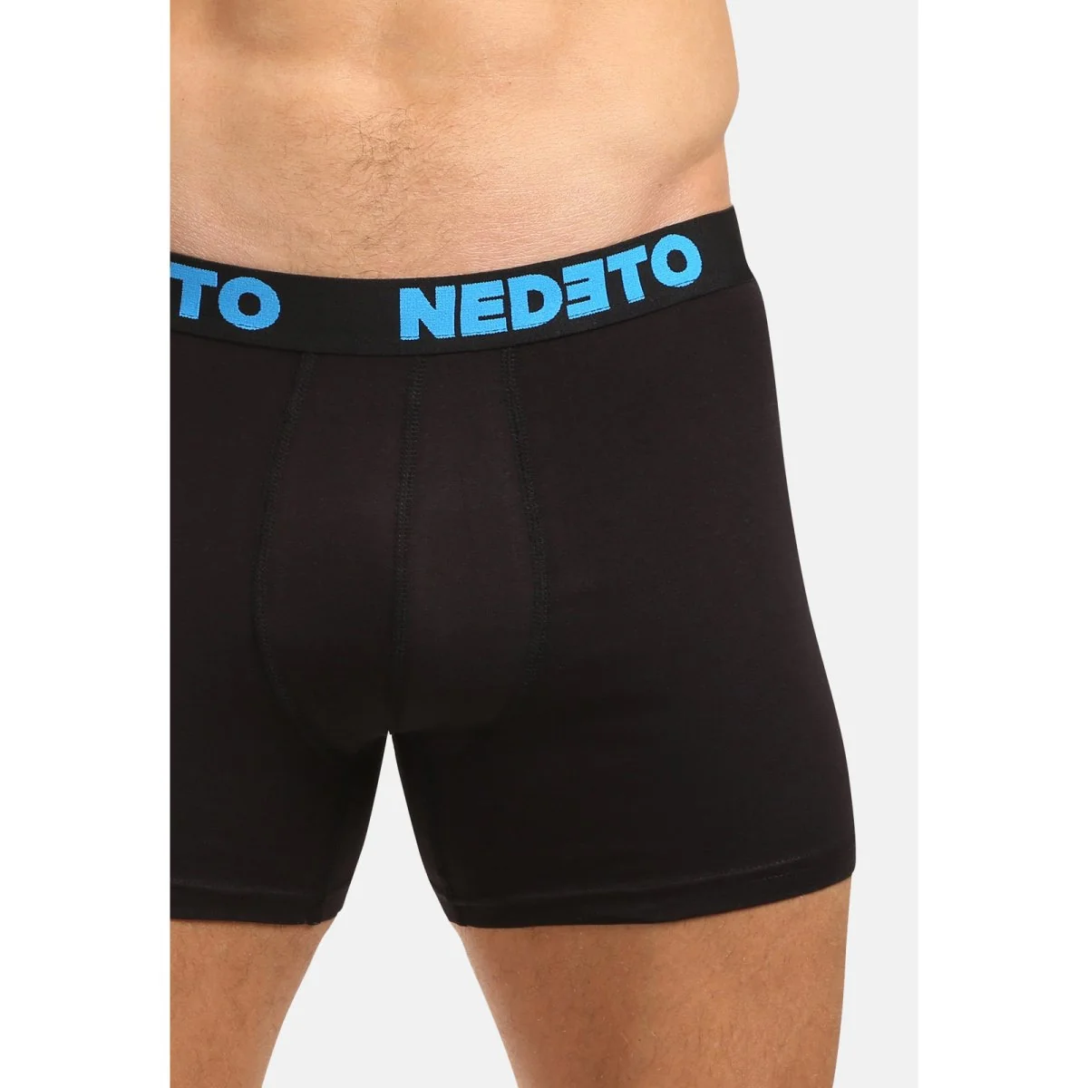 Nedeto 5PACK pánské boxerky černé (5NB003) L