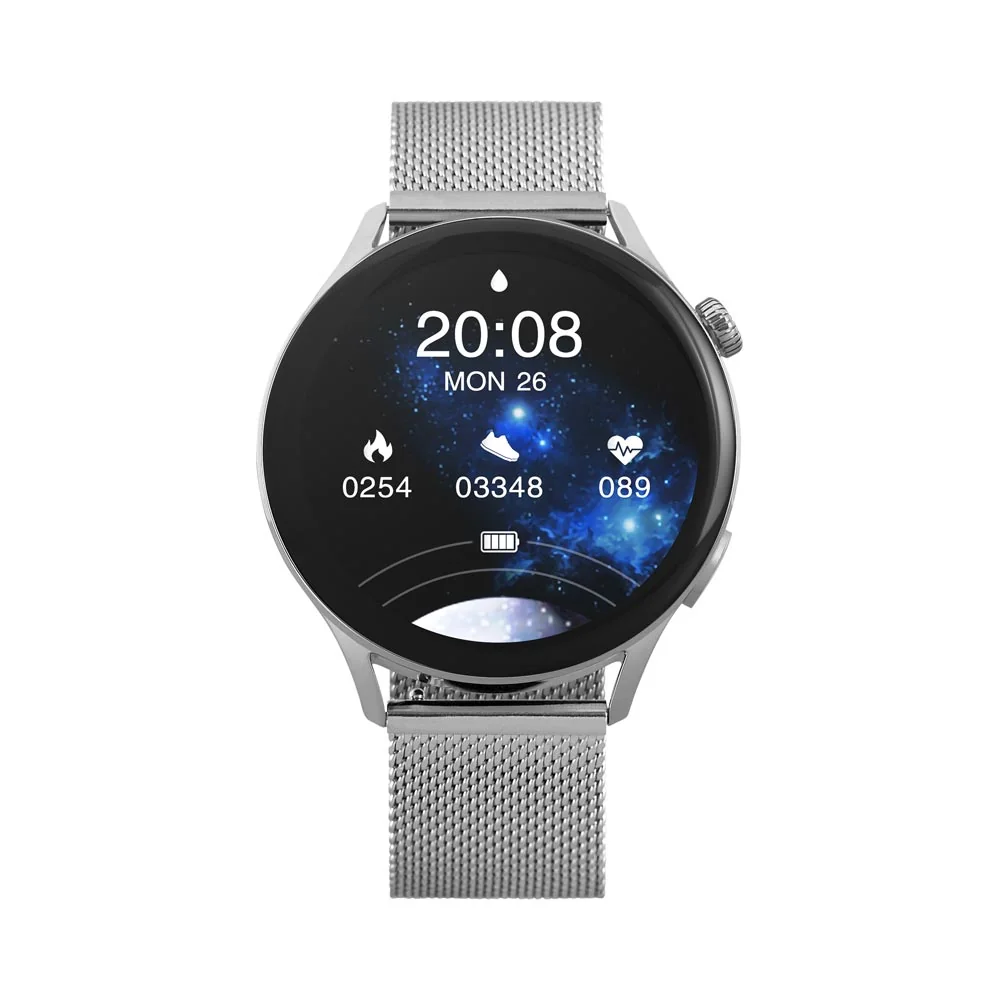 Garett Smartwatch Lady Elegance smart hodinky Silver Steel