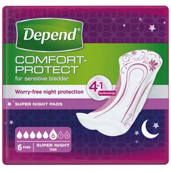 Depend Super Plus inkontinenční vložky 6 ks