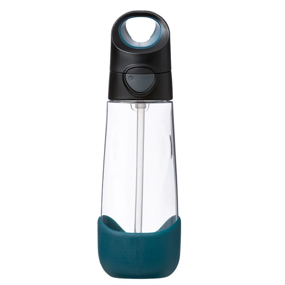 B.BOX Lahev na pití s brčkem 600 ml - night vision
