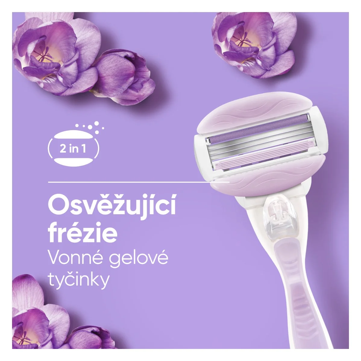 Gillette Venus ComfortGlide Breeze holicí hlavice + kryt na žiletku 6 ks