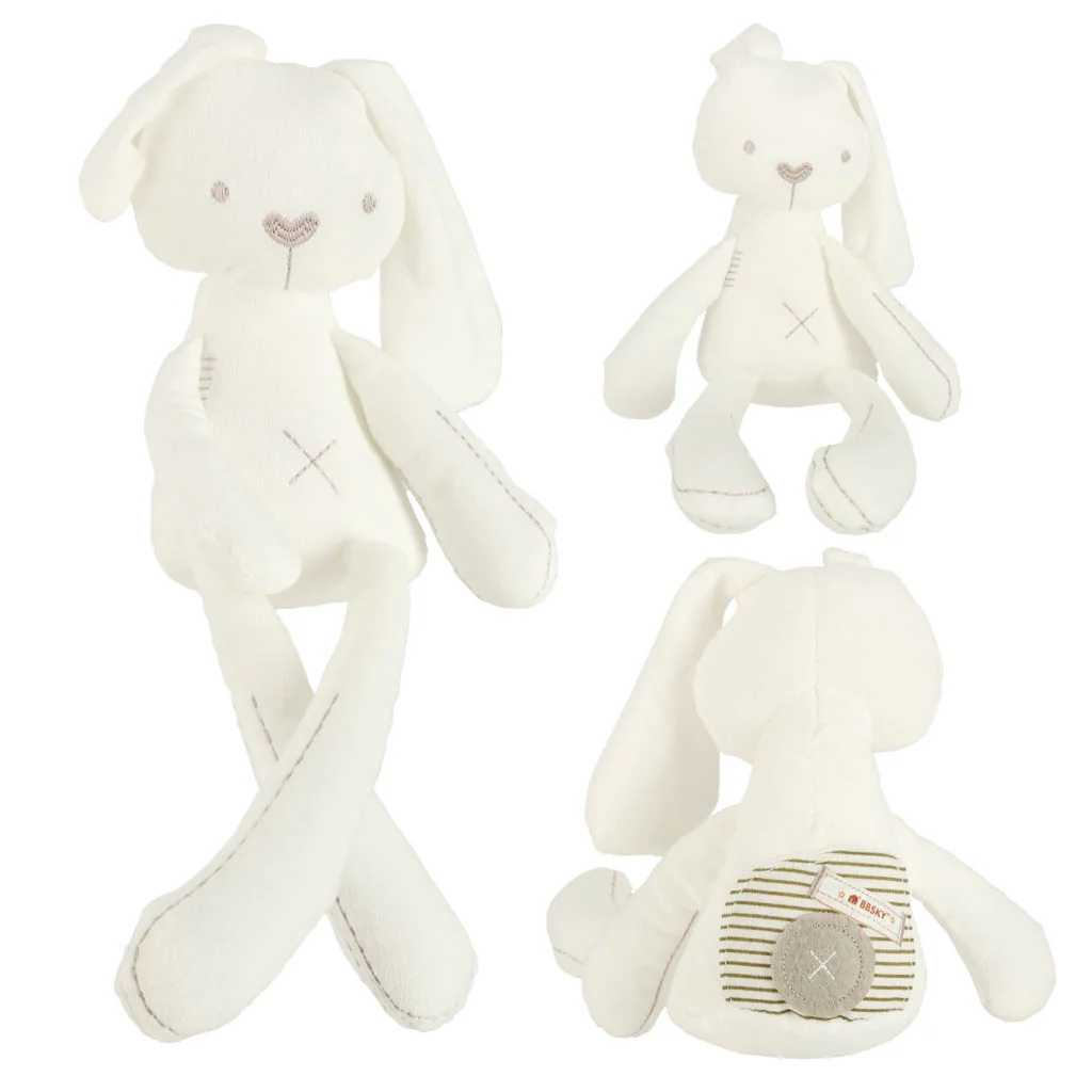 TULIMI Plyšový mazlík pro děti Bunny Love, smetanový, 54cm