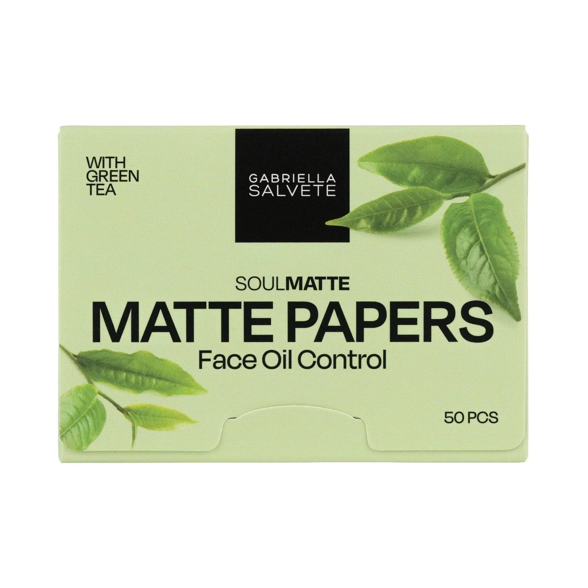 Gabriella Salvete Green Tea Oil Papers matující papírky 50 ks