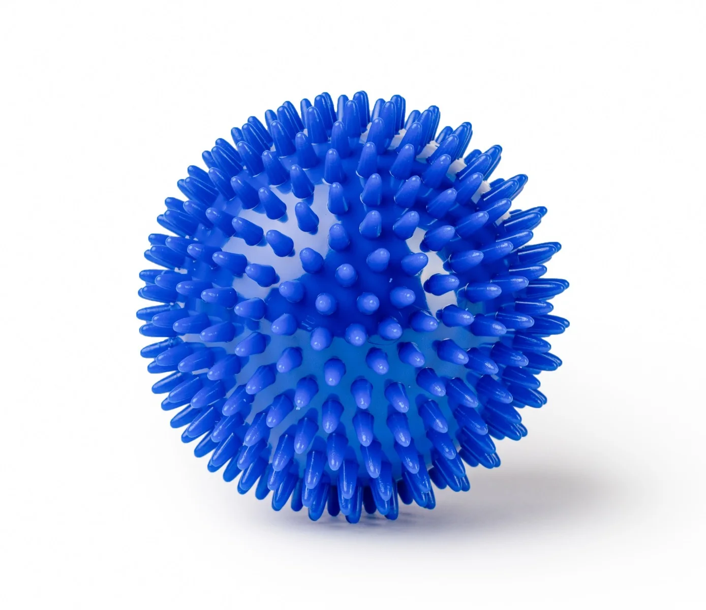 Rehabiq Masážní míček ježek 10 cm 1 ks modrý