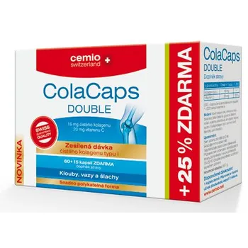 Cemio ColaCaps DOUBLE s vitaminem C cps.60+15 