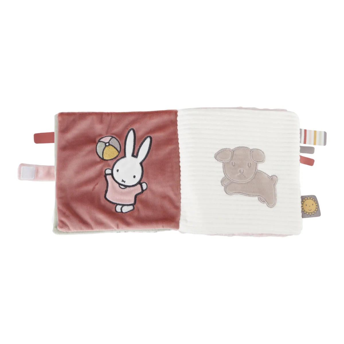 Little Dutch Textilní knížka Miffy Fluffy Pink
