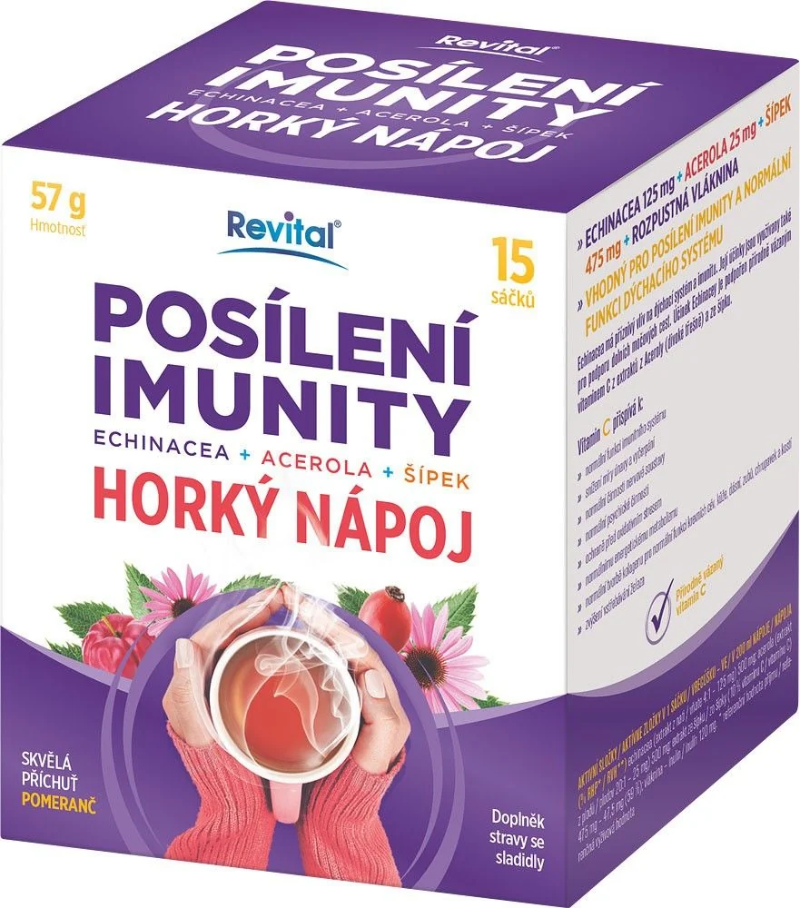 Revital Posílení imunity horký nápoj 15 sáčků