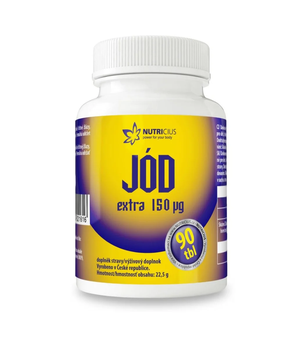 Nutricius Jód Extra 150 mcg 90 tablet