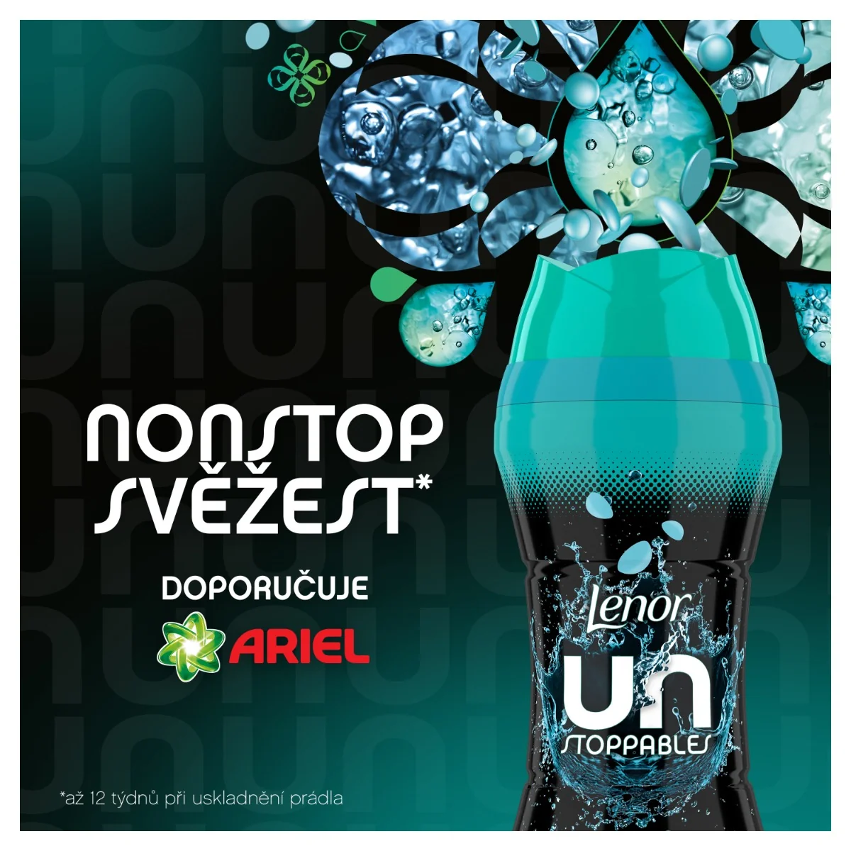 Lenor Unstoppables Vonné perličky Fresh 195 g