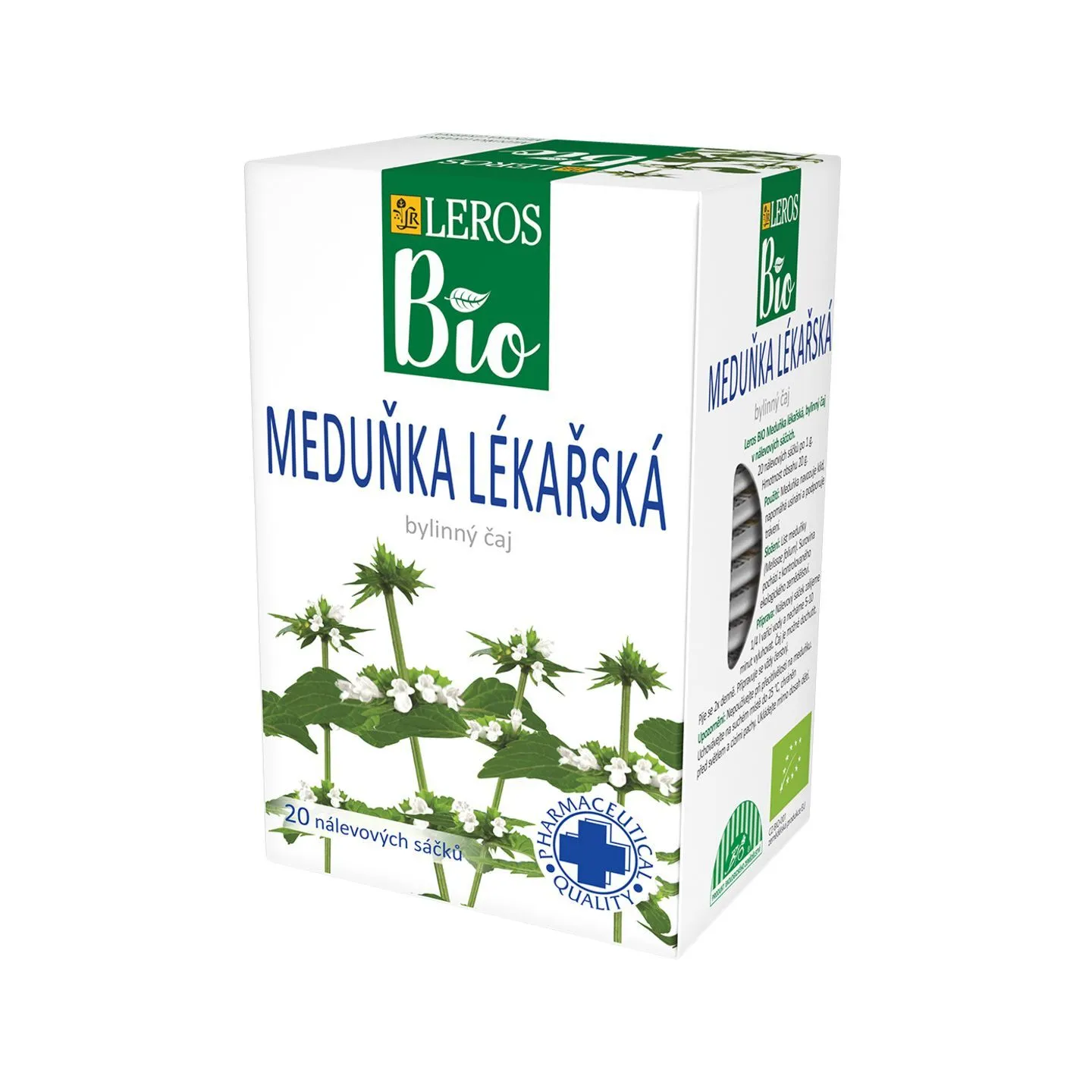 Leros BIO Meduňka lékařská porcovaný čaj 20x1 g