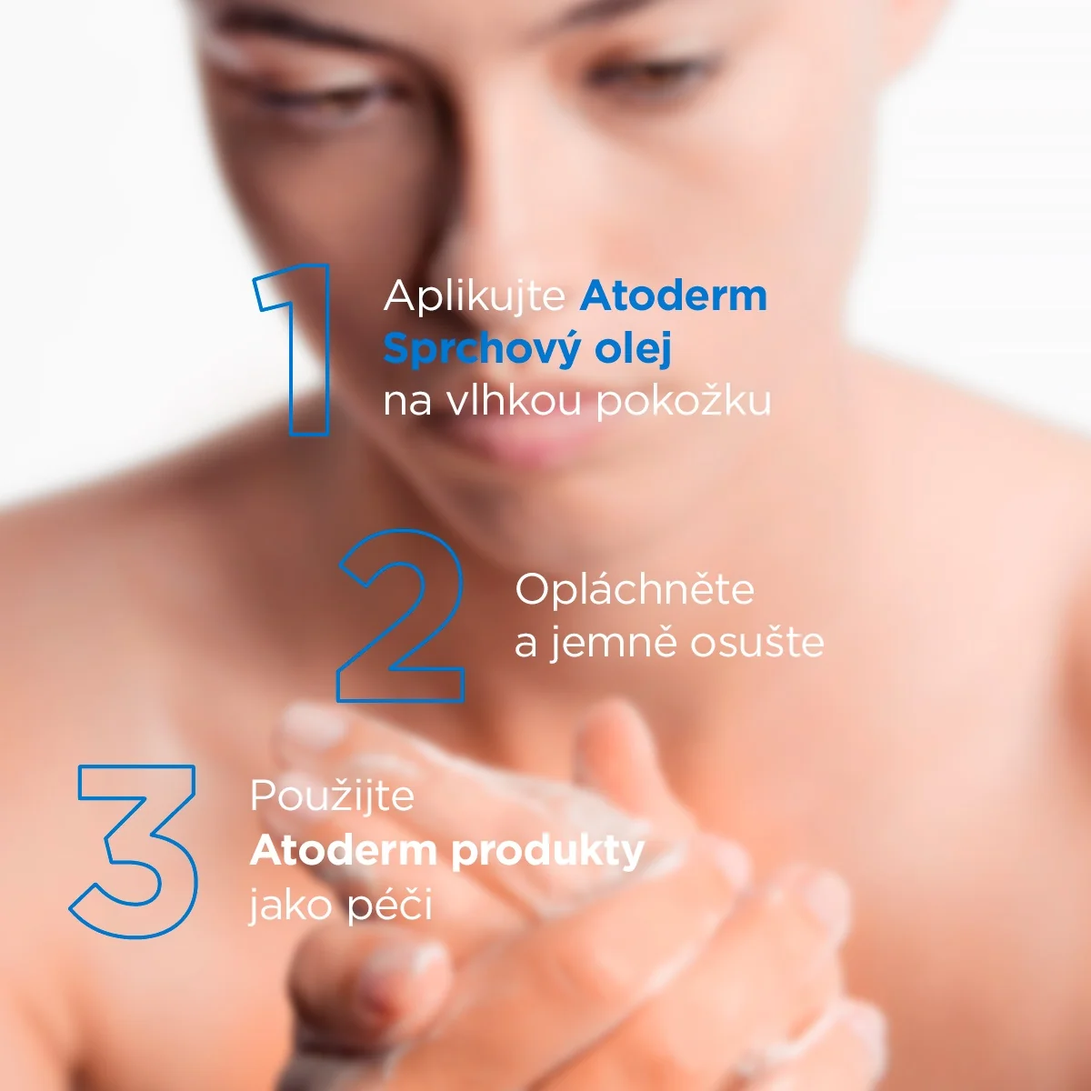 BIODERMA Atoderm sprchový olej 200 ml