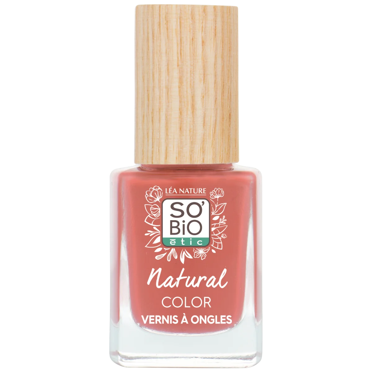SO’BiO étic Lak na nehty 65 růžová nude 11 ml