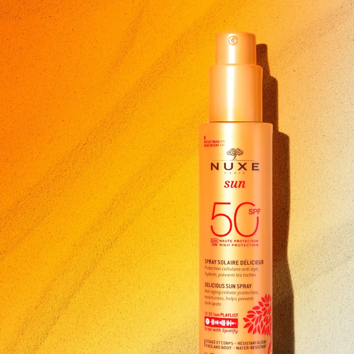 Nuxe Sun Jemný opalovací sprej na tvář a tělo SPF50 150 ml