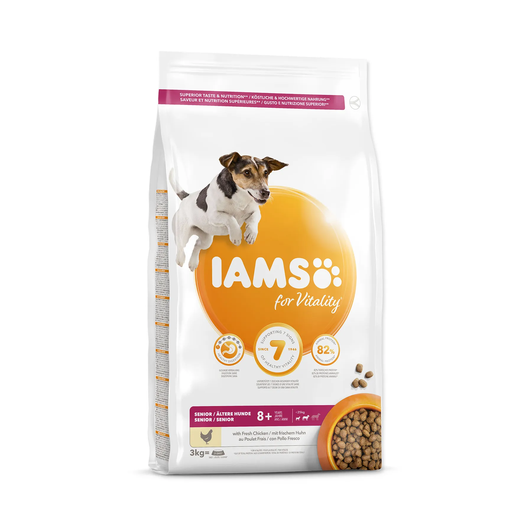 IAMS Dog Senior Small & Medium Chicken granule 3 kg