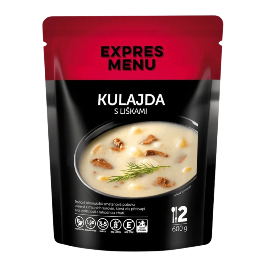 EXPRES MENU Kulajda s liškami 600 g (2 porce)