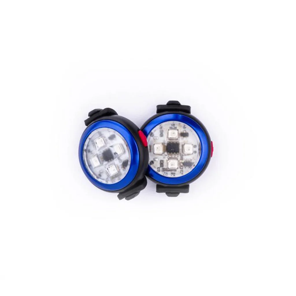 Curli Luumi LED bezpečnostní světýlko dobíjecí na obojek BLUE