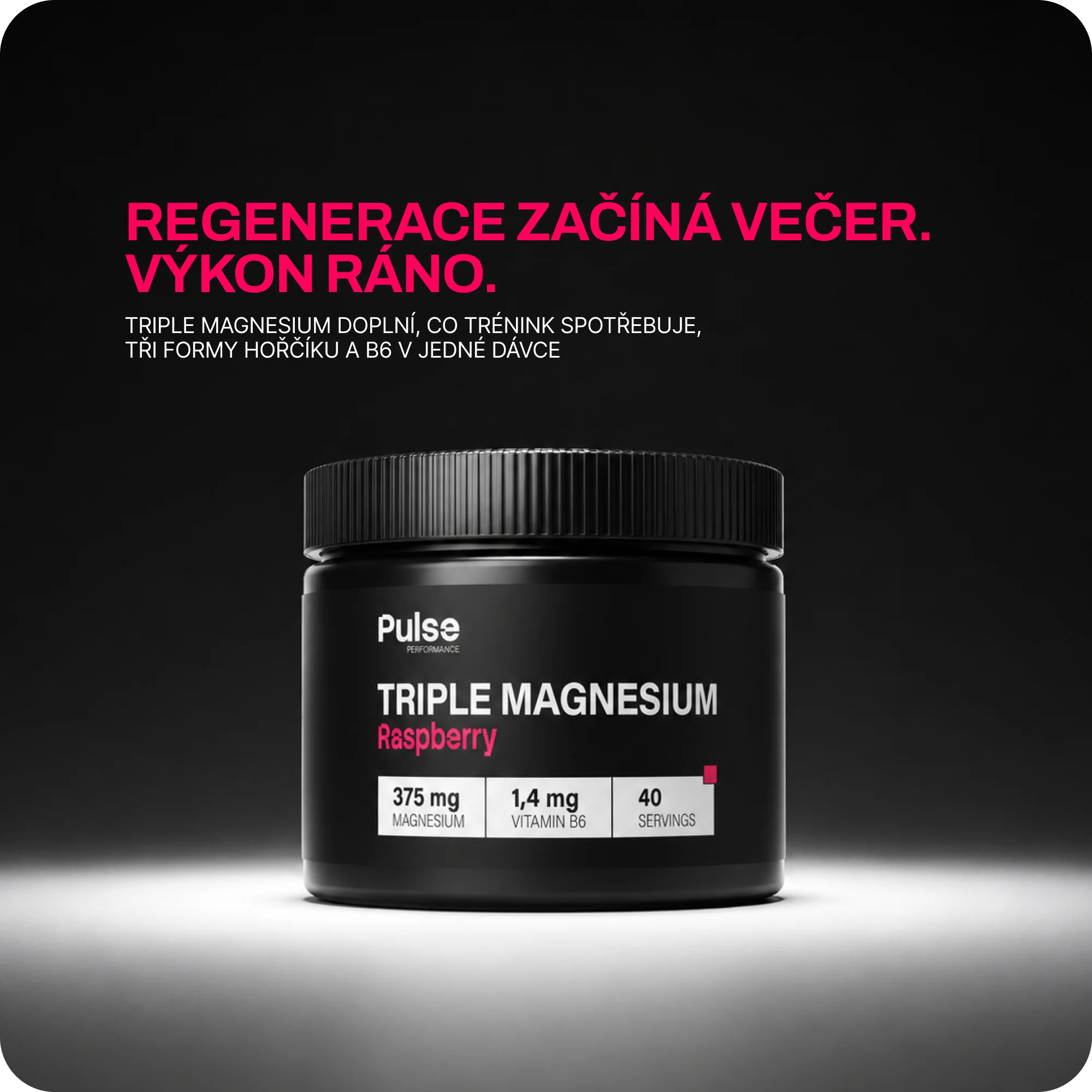 Pulse Performance Triple Magnesium Raspberry 172 g