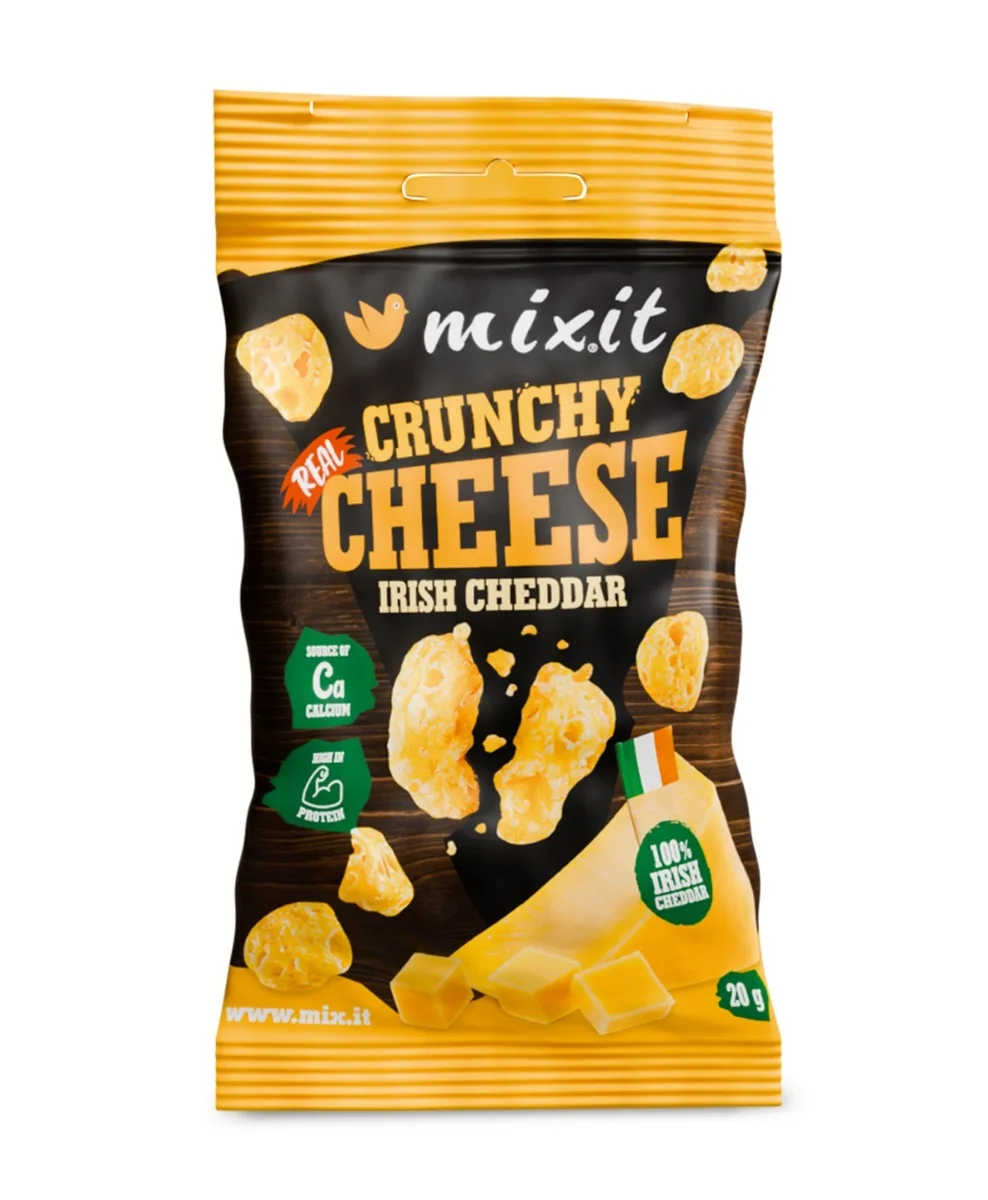 Mixit Křupavý sýr do kapsy Irský cheddar 20 g