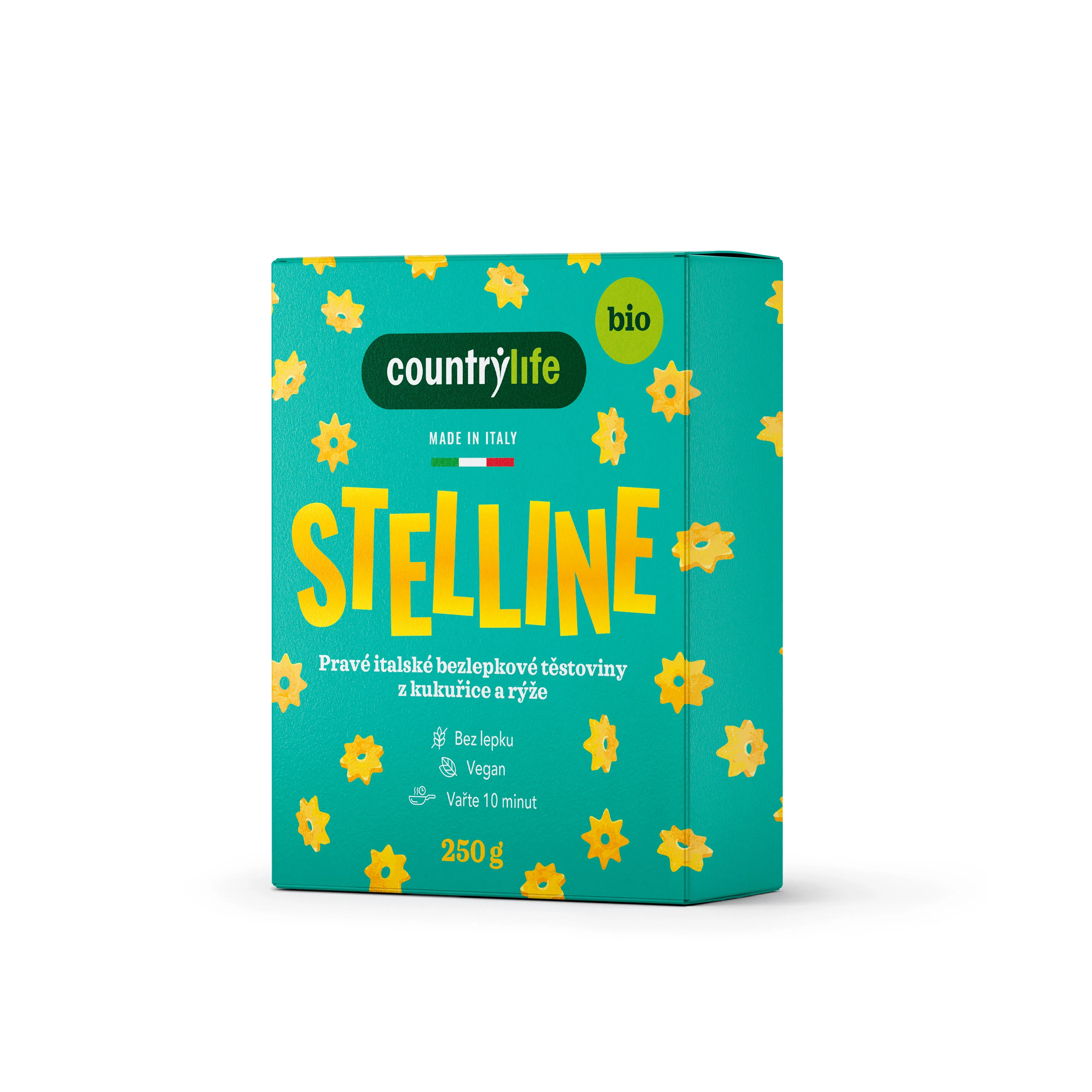 Country Life Stelline kukuřično-rýžové BIO 250 g