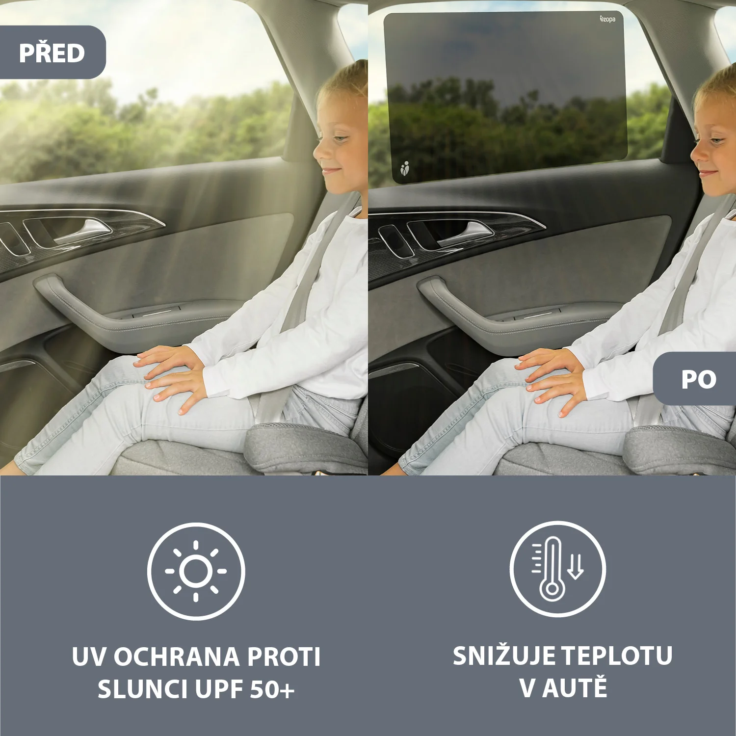 Zopa Sluneční clona/fólie do auta